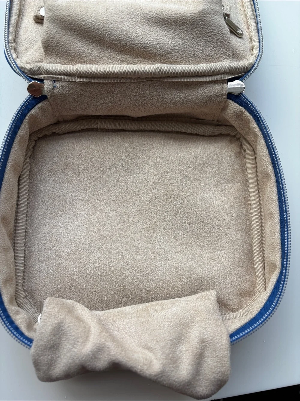 Brighton Blue Butterfly Floral Jewelry Case for Travel